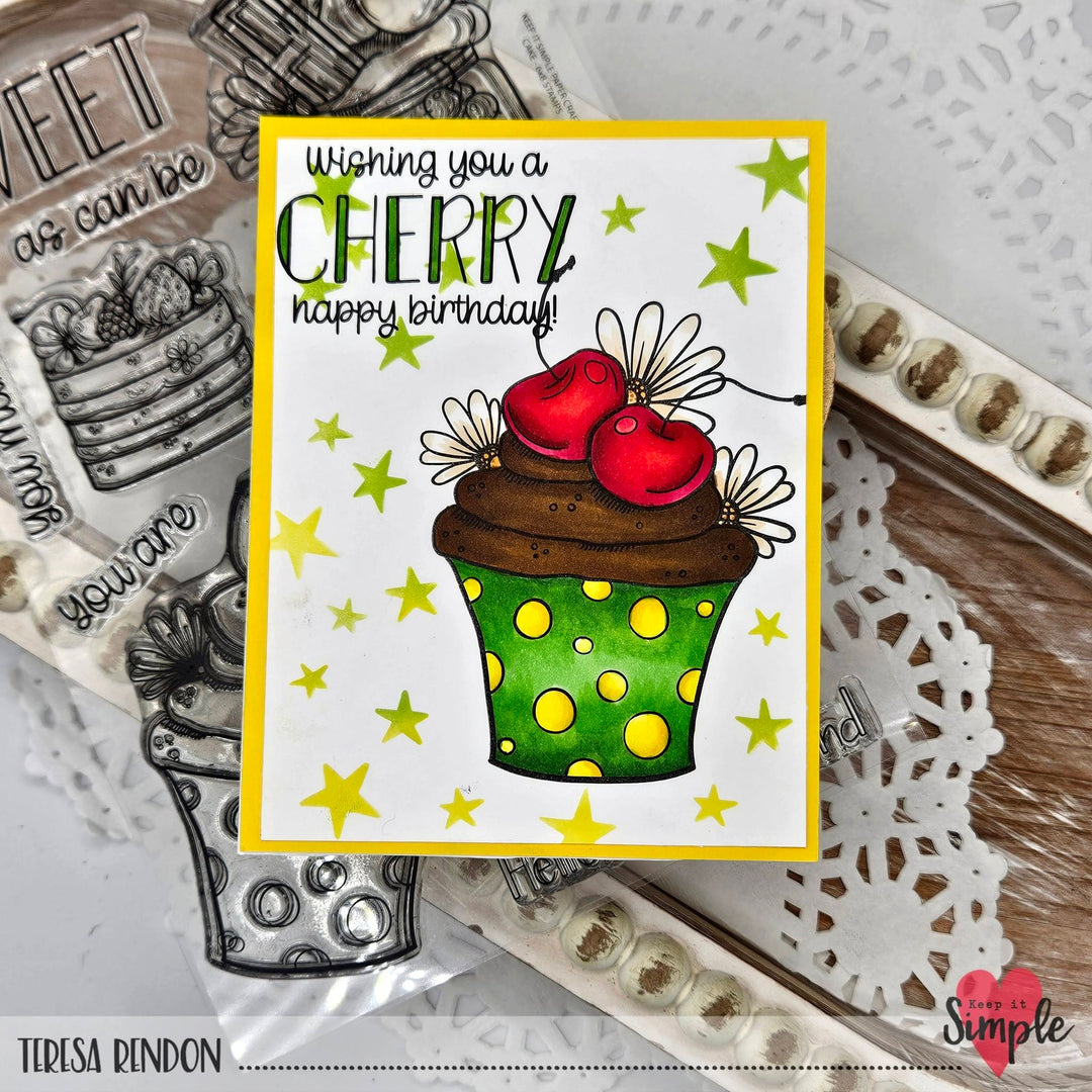 Cake 6x8 Stamp Set