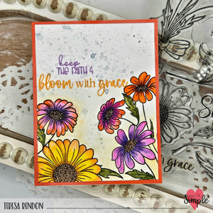 Daisy 6x8 Stamp Set