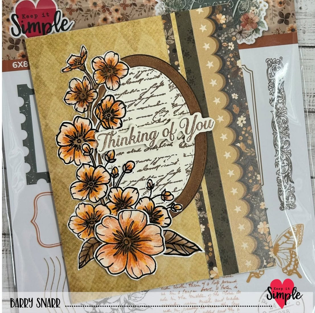 Forget-Me-Not 6x8 Stamp Set