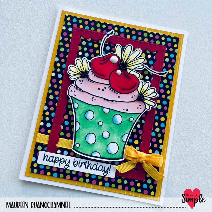 Cake 6x8 Stamp Set