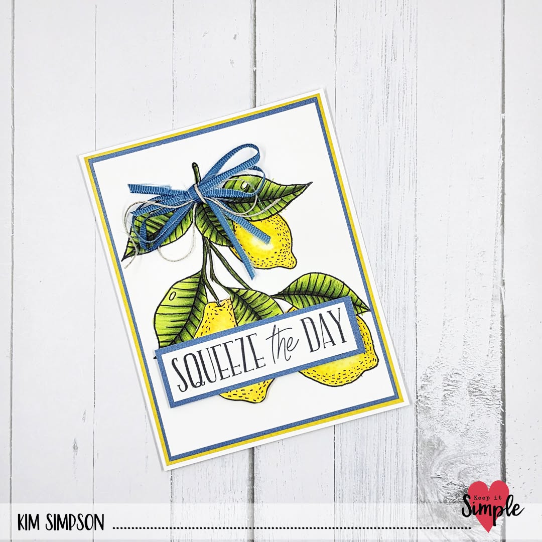 Lemon 6x8 Stamp Set