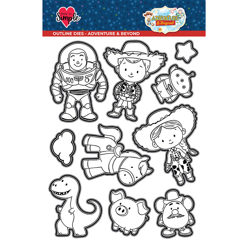 Adventure & Beyond - Outline Dies