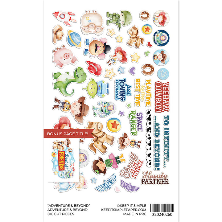 Adventure &amp; Beyond - Die Cut Pieces