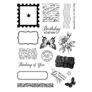 Boho Floral 6x8 Photopolymer Stamp Set