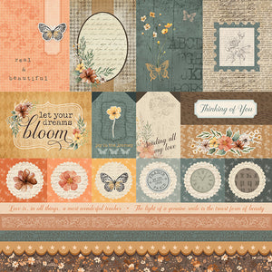Boho Floral 12x12 Collection Pack