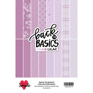 Back To Basics - 6x9 Paper - Lilac