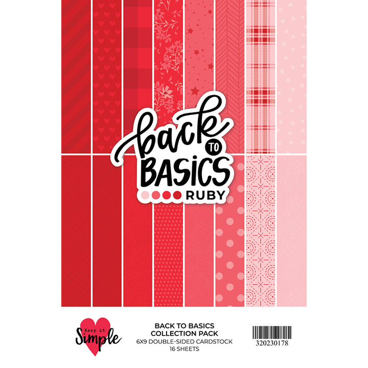 Back To Basics - 6x9 Paper - Ruby
