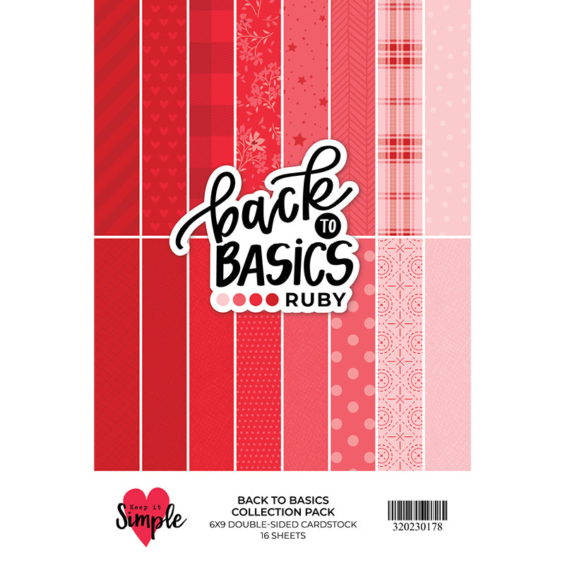 Back To Basics - 6x9 Paper - Ruby