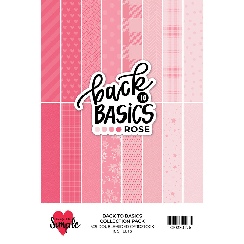 Back To Basics - 6x9 Paper - Rose