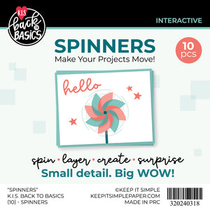 Back to Basics - Interactive Spinners  (10 Pack)