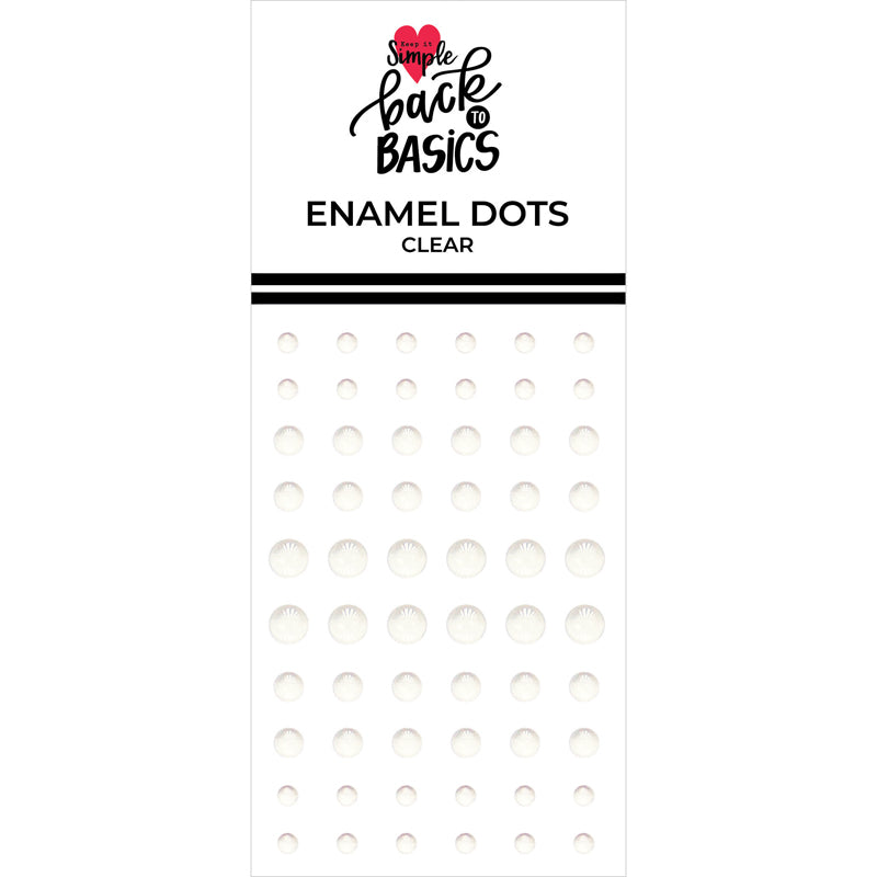 Back to Basics - Enamel Dots - Clear