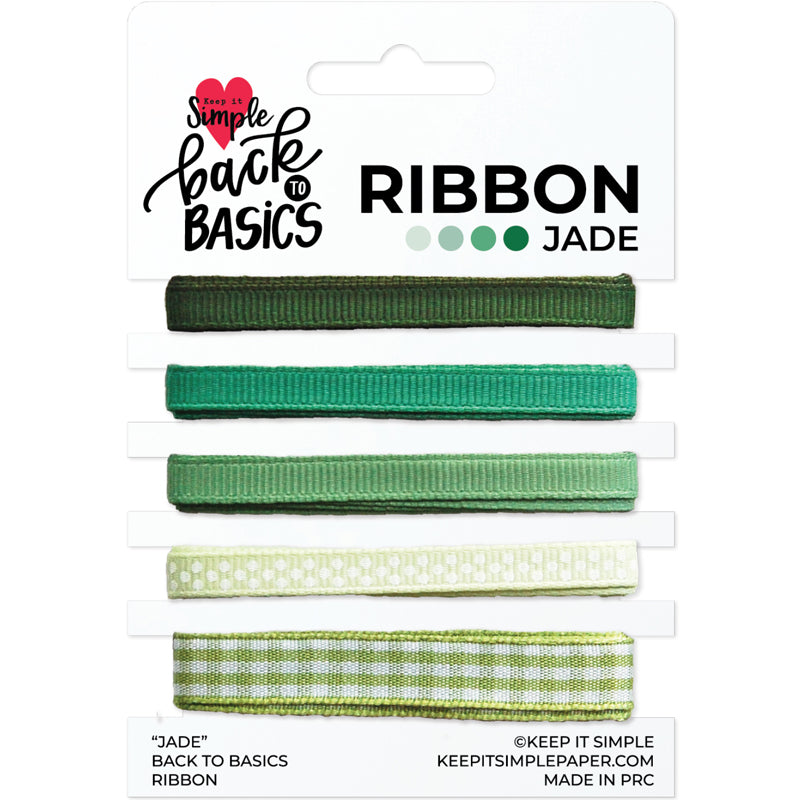 Back To Basics - Ribbon Pack - Jade