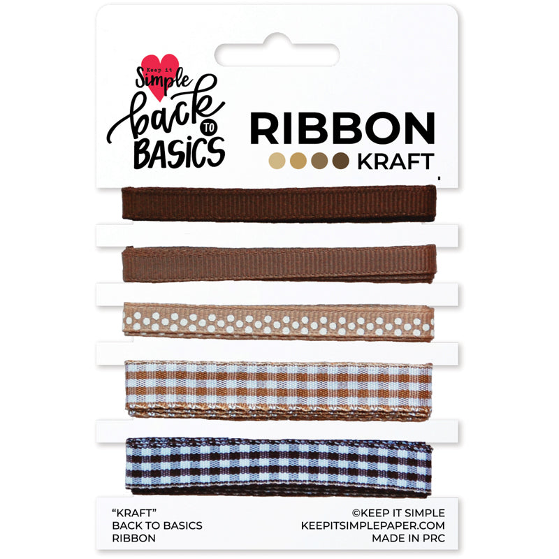 Back To Basics - Ribbon Pack - Kraft