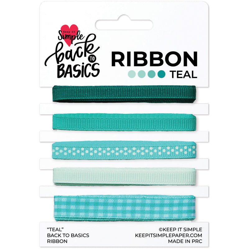 Back To Basics - Ribbon Pack - Teal