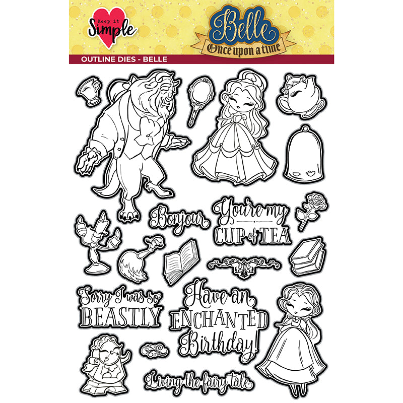 Belle Outline Die Belle Keep It Simple Paper Crafts