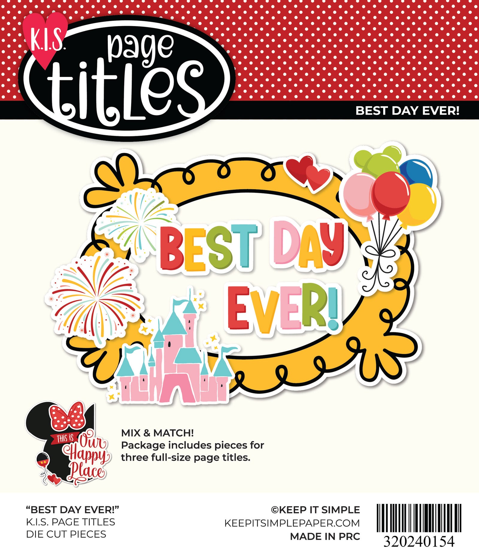Best Day Ever - Page Titles