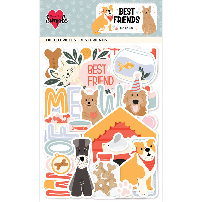 Best Friends - Die Cut Pieces