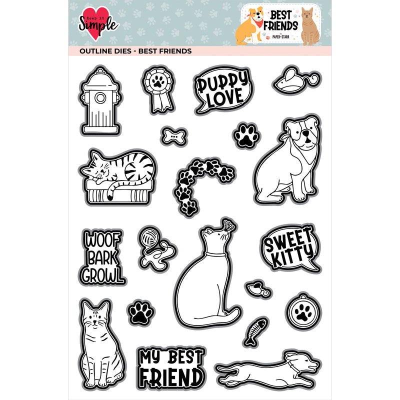 Best Friends - Collection Outline Die