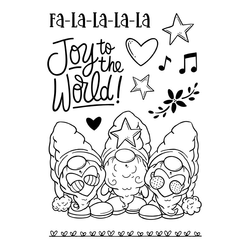 Bizzy Hands - Stamp - Christmas Gnomes