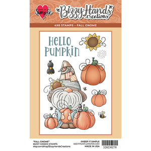 Bizzy Hands - Stamp - Fall Gnome