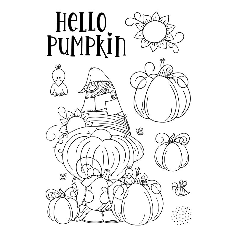 Bizzy Hands - Stamp - Fall Gnome