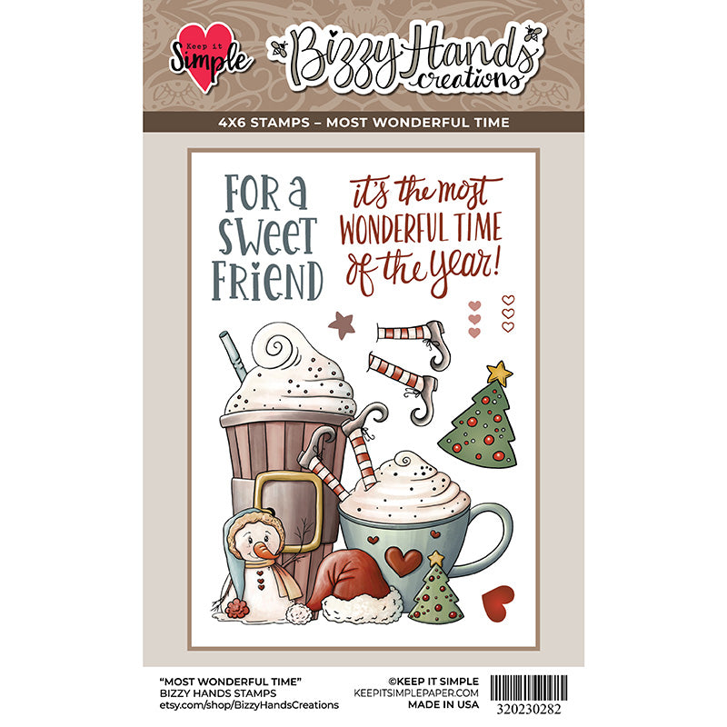 Bizzy Hands - Stamp - Most Wonderful time