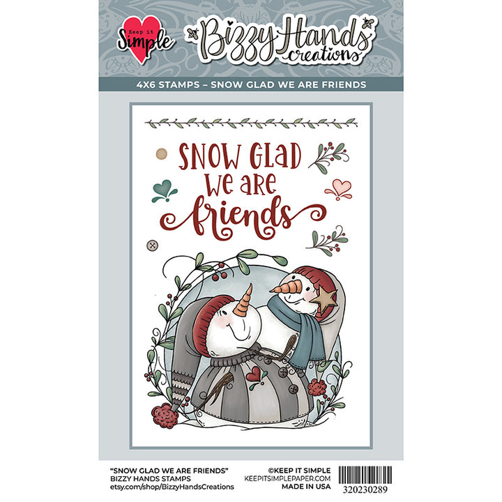 Bizzy Hands - Stamp - Snow Friends