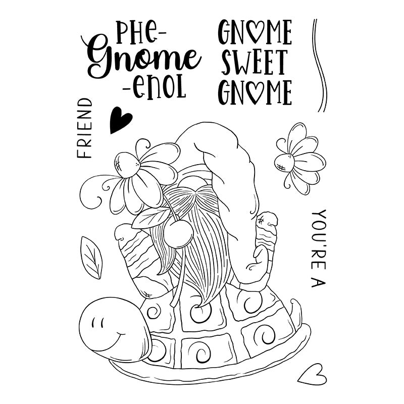 Bizzy Hands - Stamp - Turtle Gnome