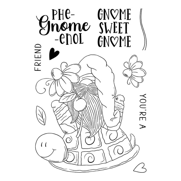 Bizzy Hands - Stamp - Turtle Gnome
