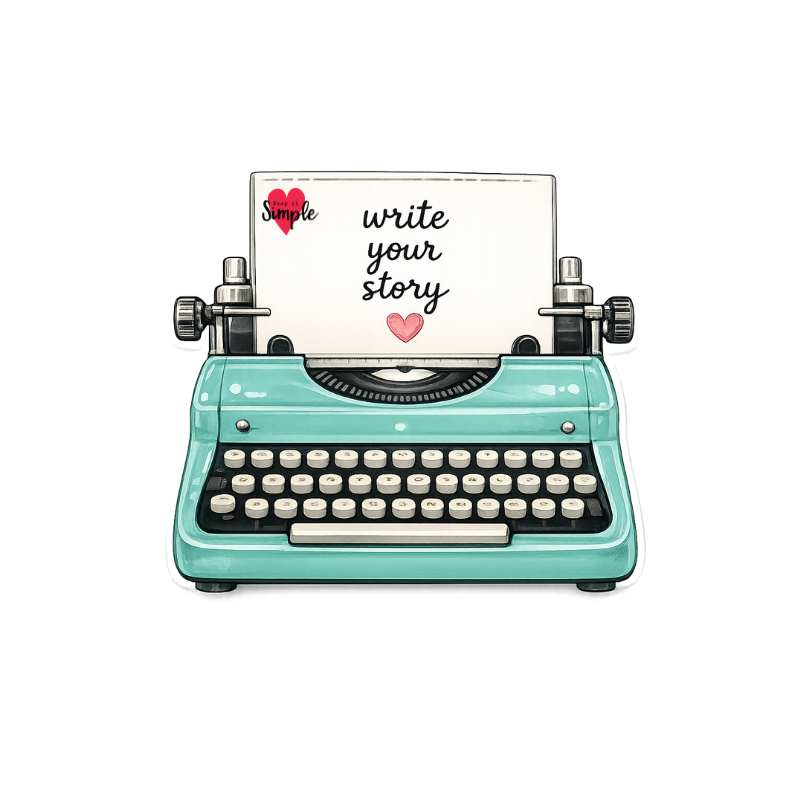 KIS Sticker - Write Your Story - Die Cut Vinyl Sticker