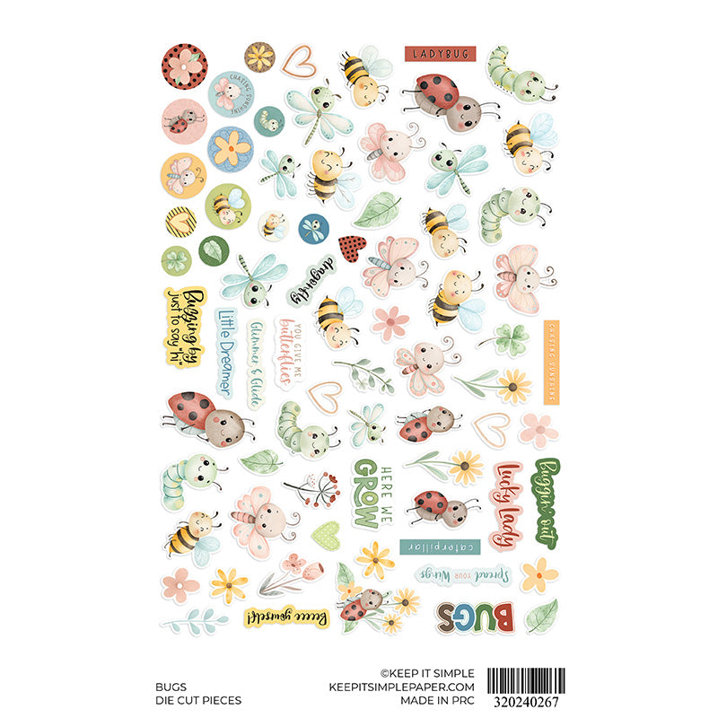 Bugs - Die Cut Pieces