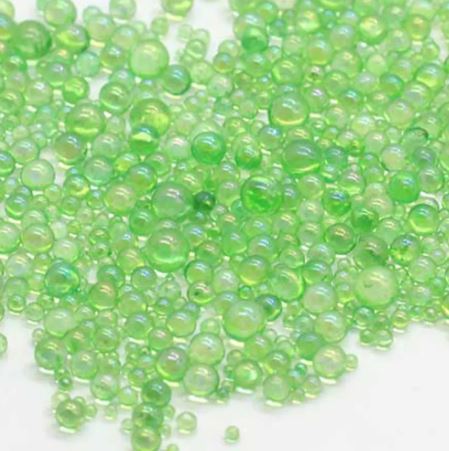 Beads - 2mm - Caviar Glass - Green