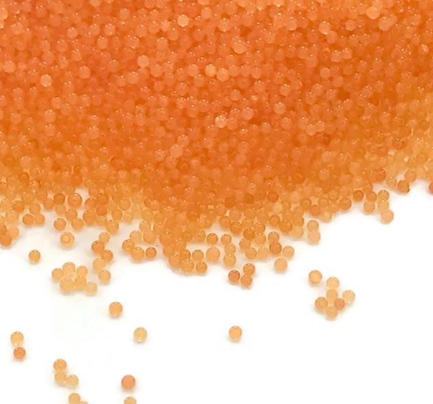 Beads - 2mm - Caviar Glass - Orange