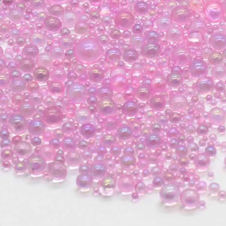 Beads - 2mm - Caviar Glass - Pink