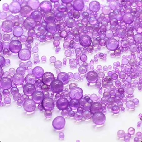 Beads - 2mm - Caviar Glass - Violet