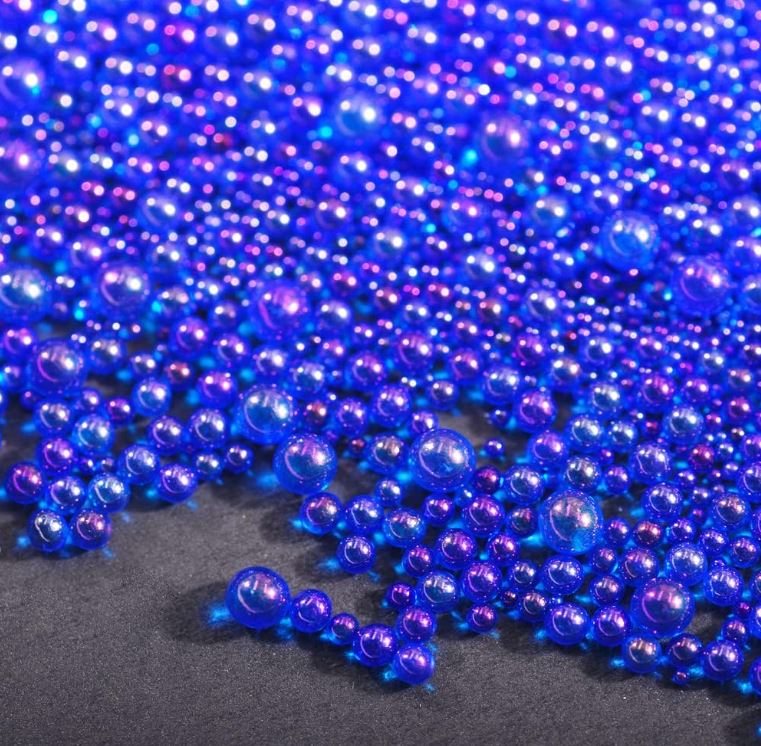 Beads - 2mm - Caviar Glass - Sapphire