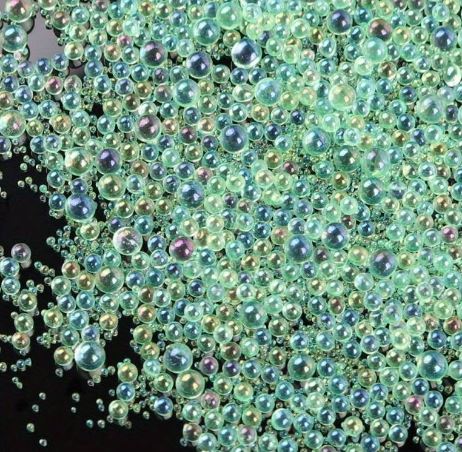 Beads - 2mm - Caviar Glass - Seafoam Green