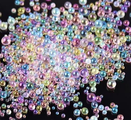 Beads - 2mm - Caviar Glass - Spring Fun 