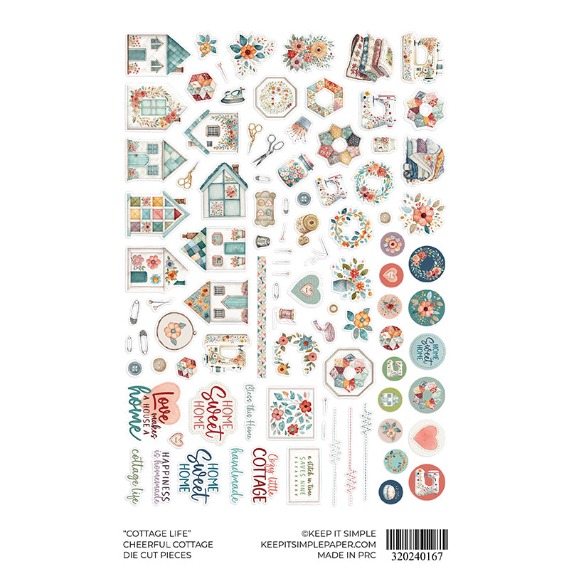 Cheerful Cottage - Die Cut Pieces
