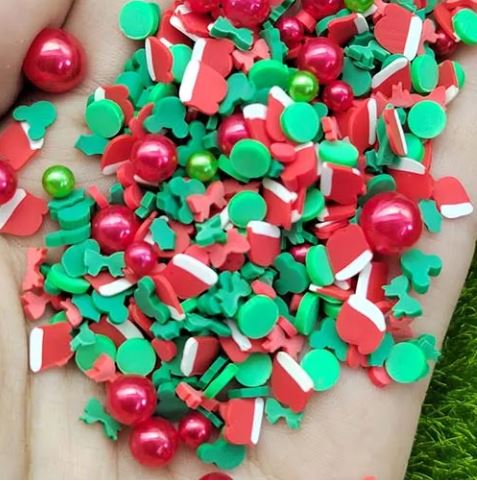 Polymer Clay - Mouse Christmas Mix