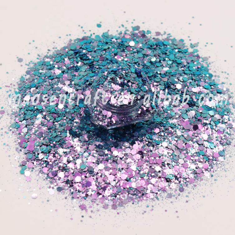 Glitter - Blue Purple Chunky