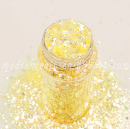 Glitter - Yellow Chunky #5