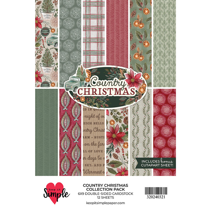 Country Christmas - 6x9 Collection Pack