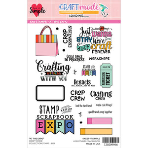 Craft Mode - Collection Stamp - At The Expo - 6x8