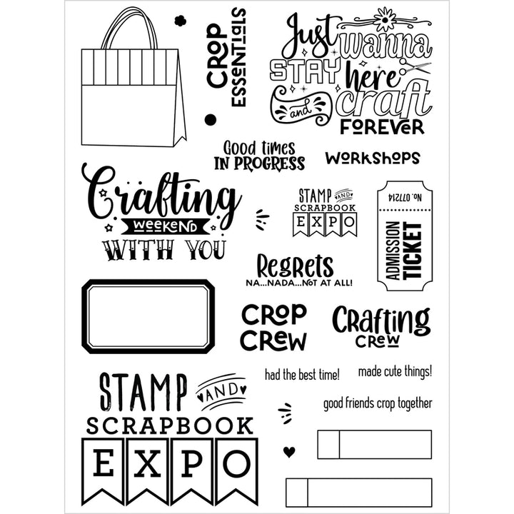 Craft Mode - Collection Stamp - At The Expo - 6x8