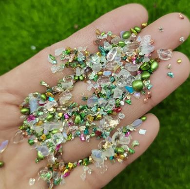 Metallic Crush - Olive