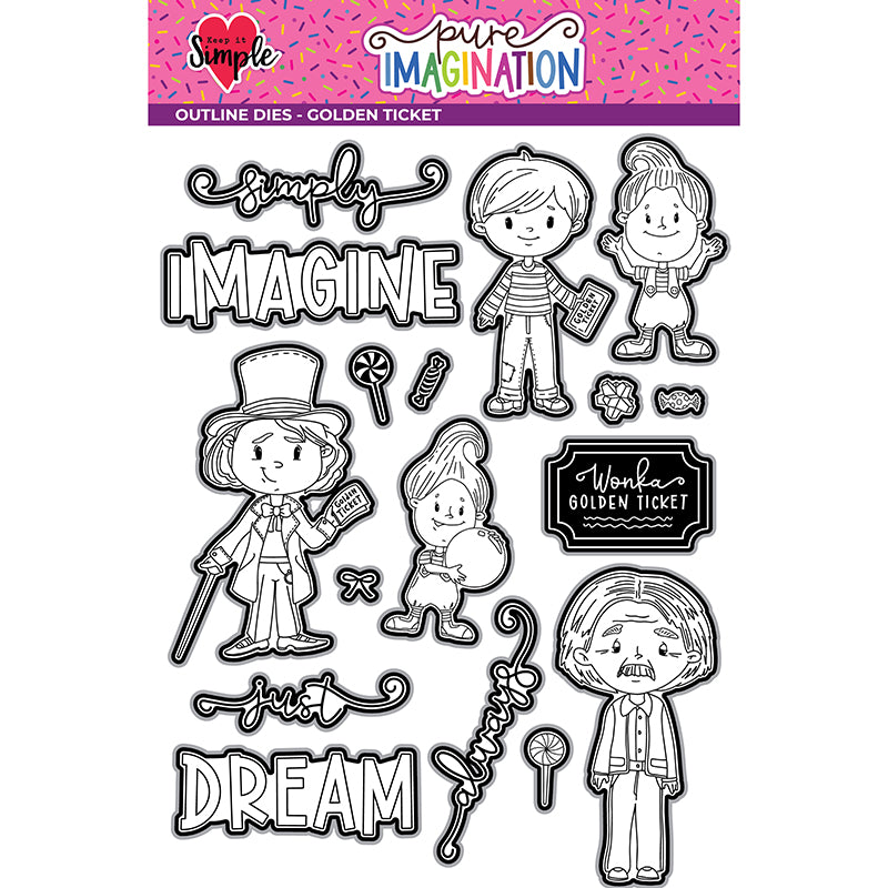 Pure Imagination - Outline Die - Golden Ticket