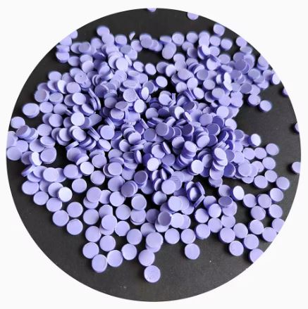 Polymer Clay - Dots - Lavender 