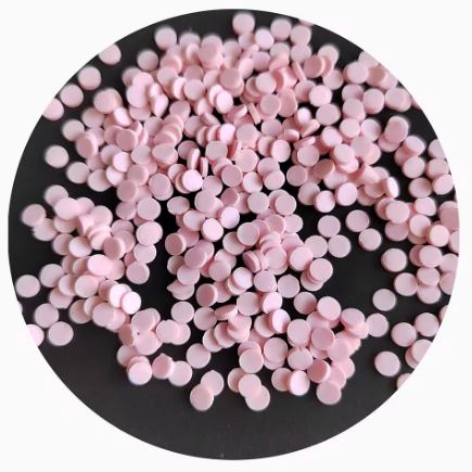 Polymer Clay - Dots - Pale Pink