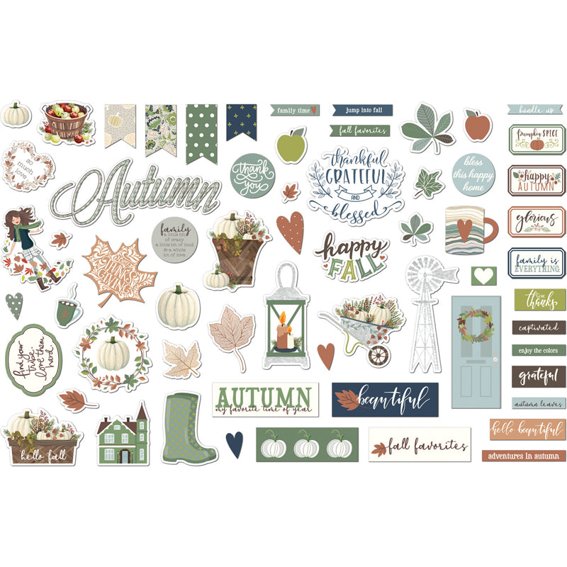 Farmhouse Fall - Die Cut Pieces - Fall Favorites   **NEW